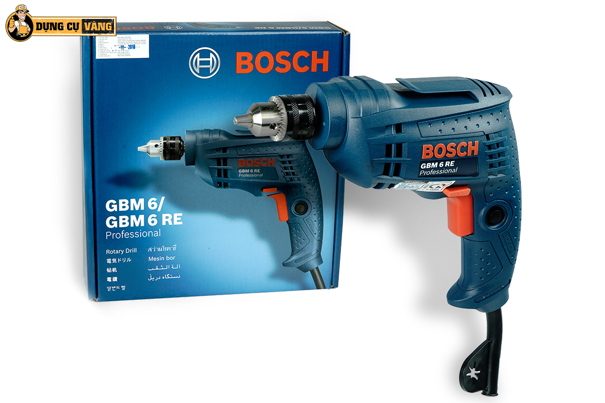 Máy khoan sắt 6.5mm Bosch GBM 6 RE