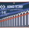 Bộ cờ lê vòng miệng 14 chi tiết 8-24mm Kingtony 12114MRN