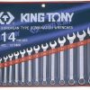 Bộ cờ lê vòng miệng 14 chi tiết 8-24mm Kingtony 1215MR