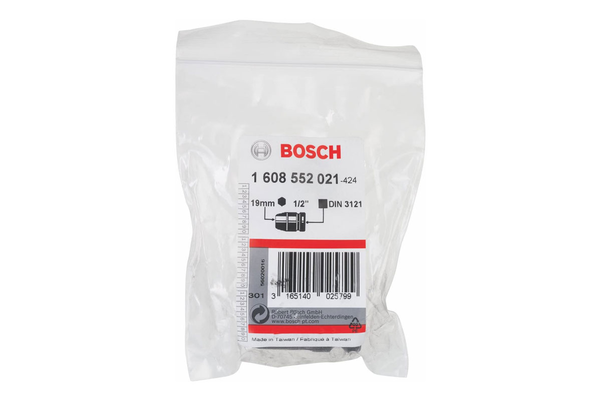 Đầu khẩu 1/2" 19mm Bosch 1608552021
