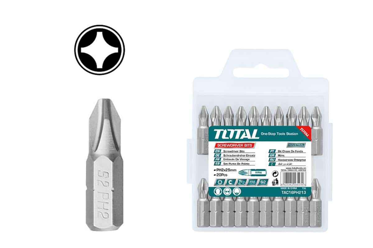 Mũi siết vít hai đầu 45mm Total TAC16PH203IM