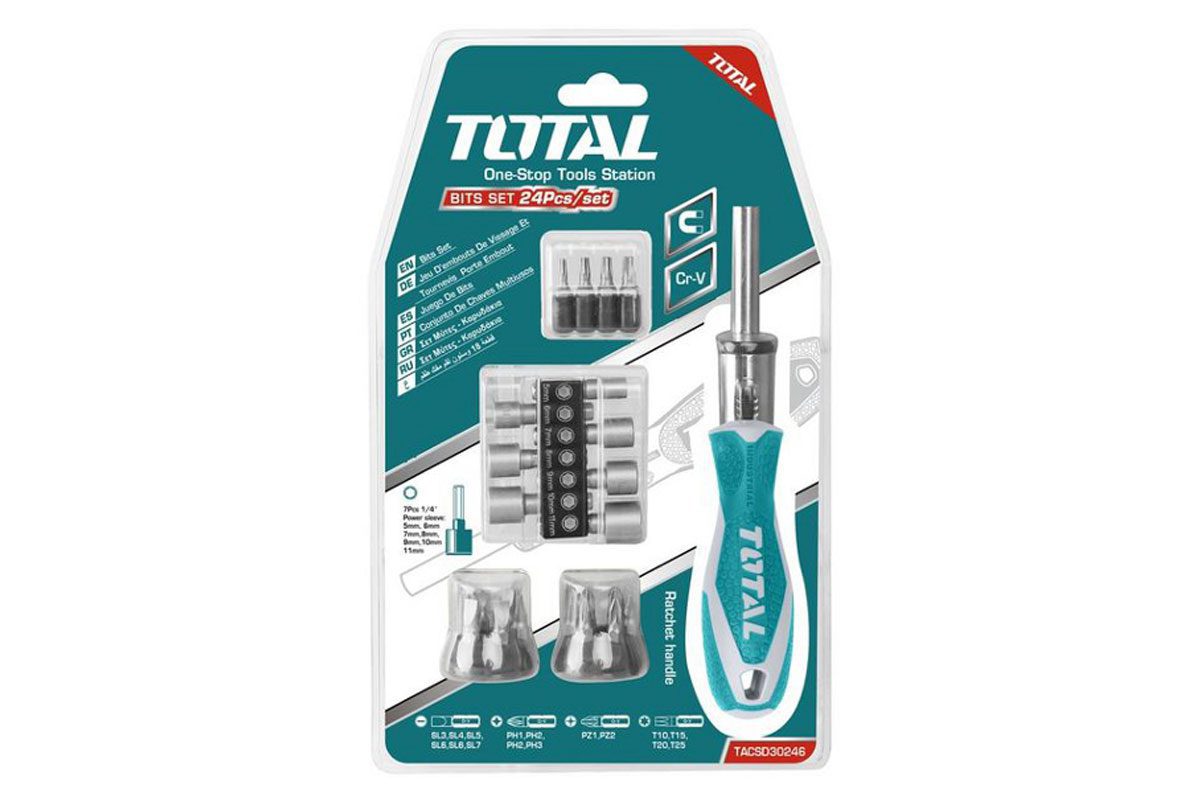 Bộ tua vít 24 chi tiết Total TACSD30246