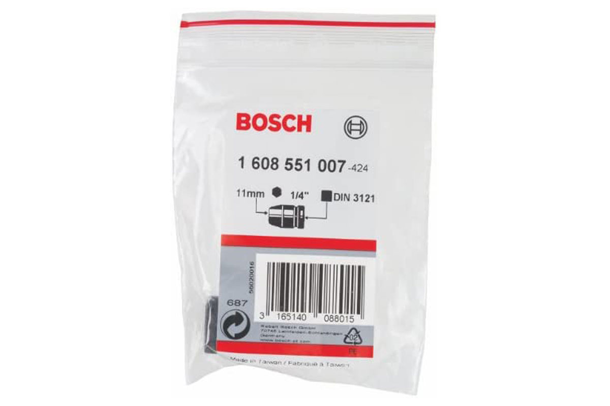 Khẩu 1/4" 11mm Bosch 1608551007