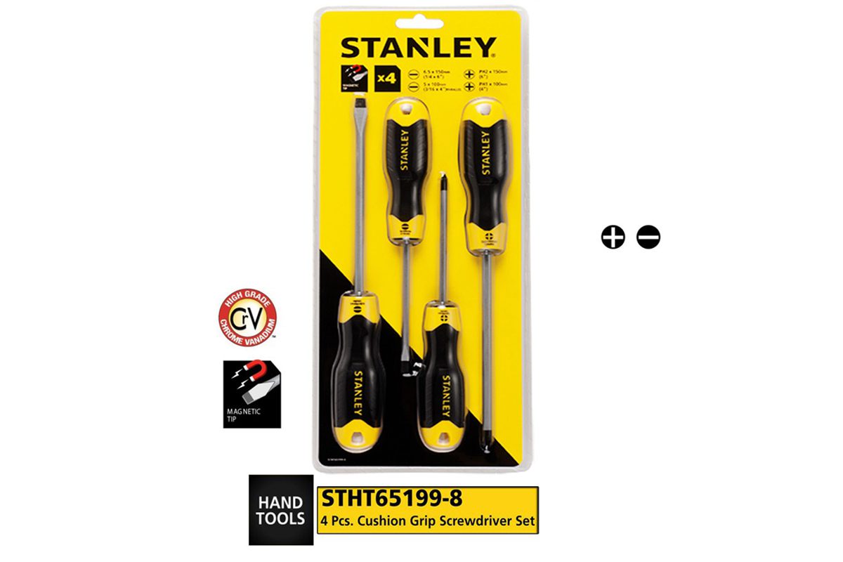 Tua vít bộ 4 chi tiết Stanley STHT65199-8