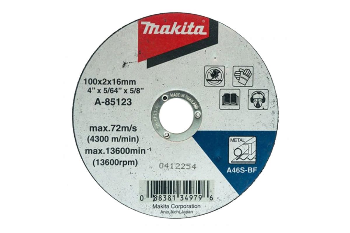 Đá cắt sắt A46S 100x2x16mm Makita A-85123