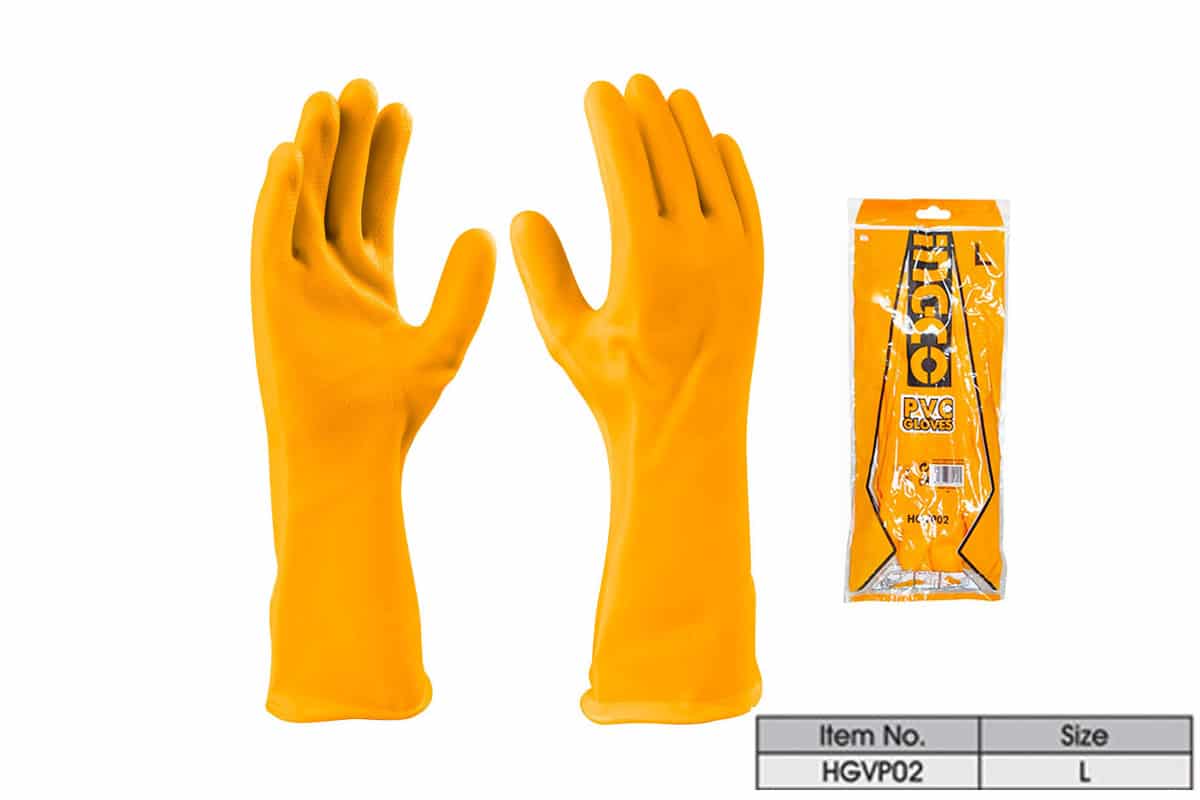 Găng tay PVC size L INGCO HGVP02