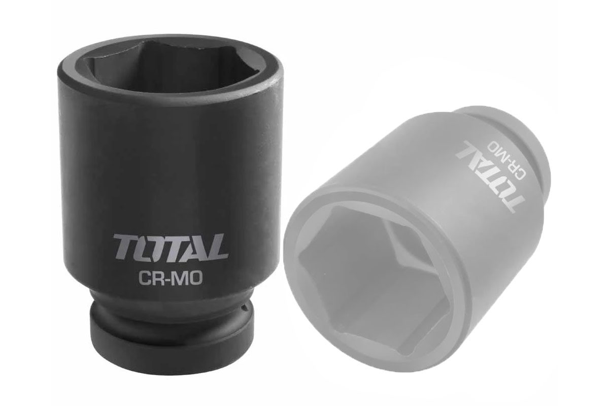 Đầu tuýp đen lục giác vuông 1in Total THHISD0130L