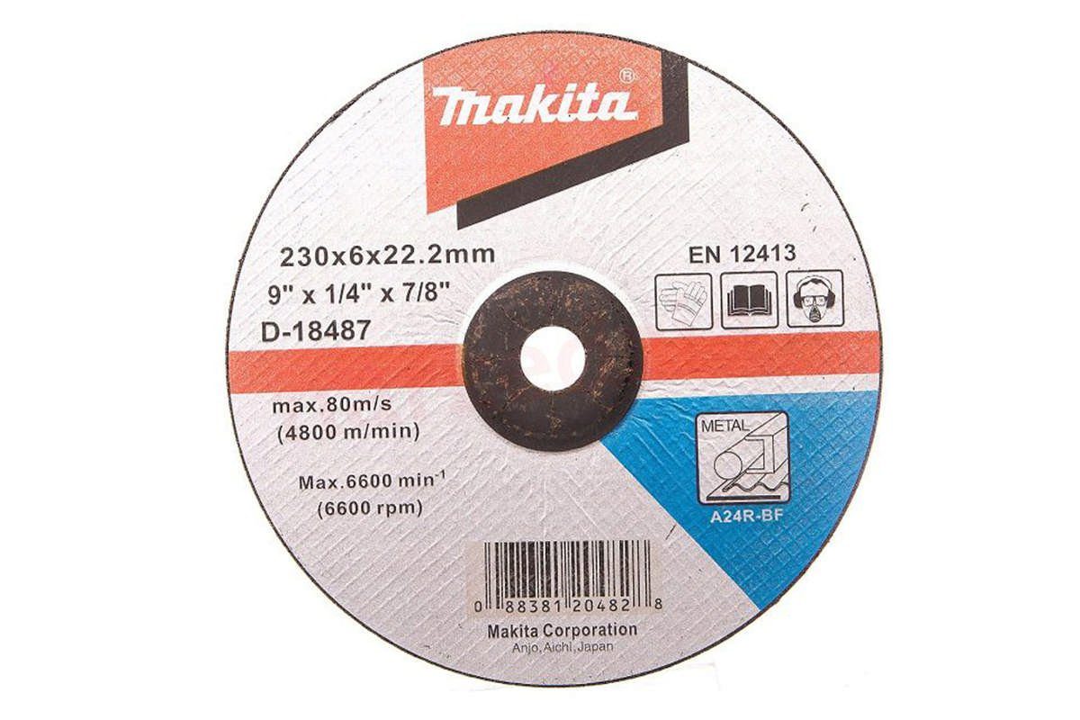 Đá mài thép A24 230x6x22.23mm Makita D-18487