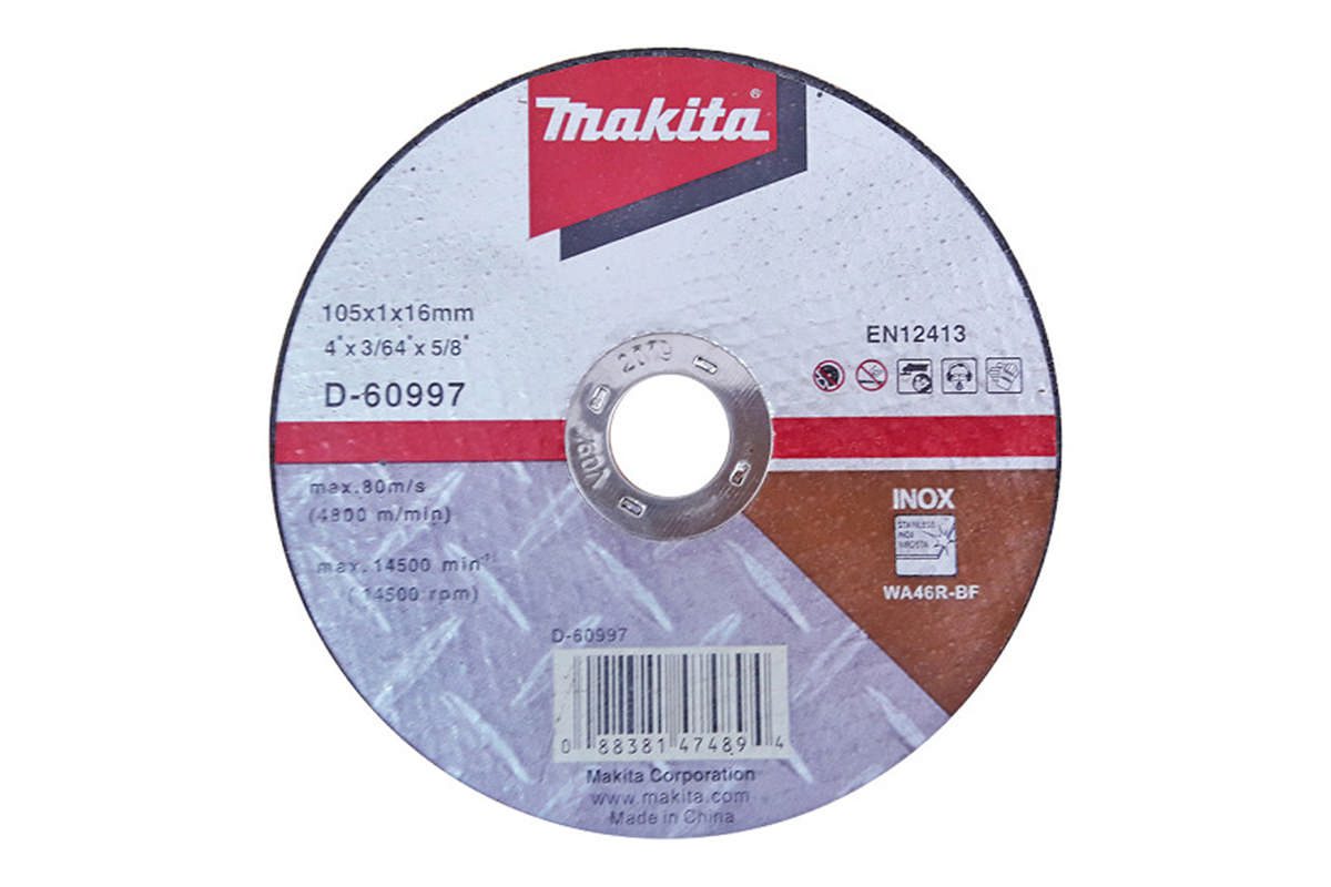 Đá cắt mỏng 105mm (25pcs) Makita D-60997