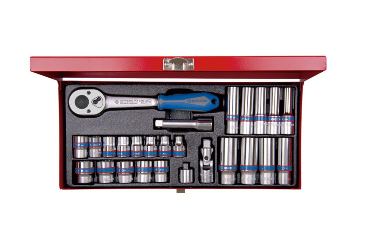 Bộ tuýp 3/8" 26 chi tiết Kingtony 3027MR