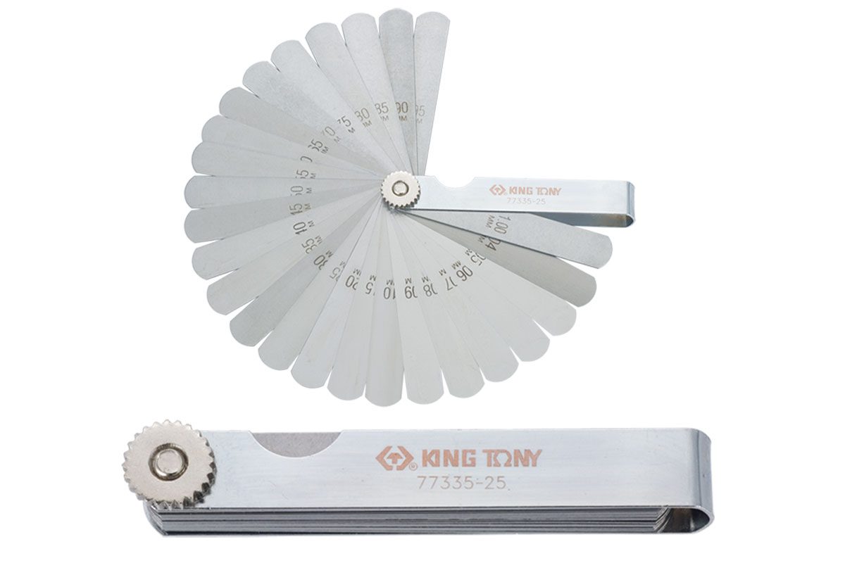 Bộ dưỡng đo độ dày 0.04-1mm 25 lá Kingtony 77335-25