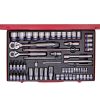 Bộ tuýp 1/2",1/4",3/8" 62 chi tiết Kingtony 9063MR
