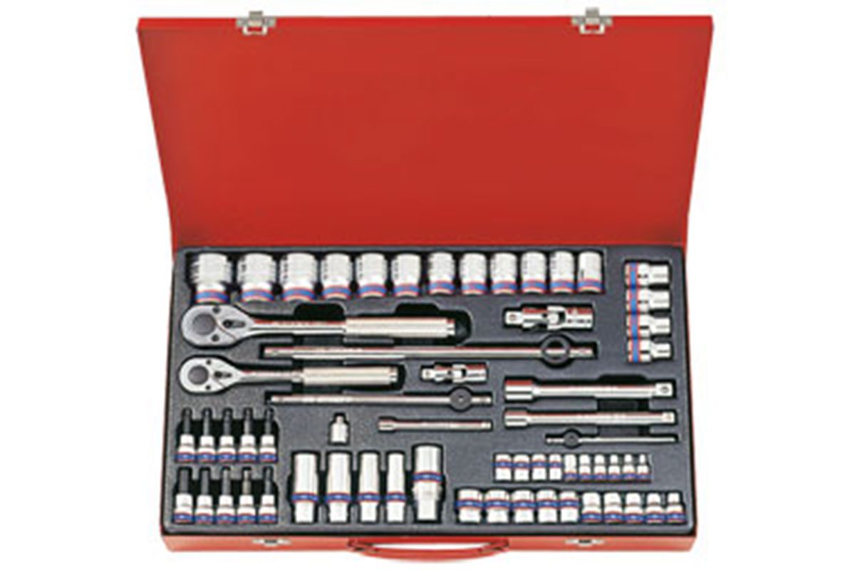 Bộ tuýp 1/2",1/4",3/8" 62 chi tiết Kingtony 9063MR