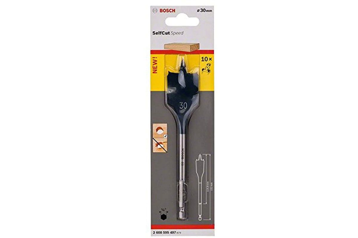 Mũi khoét gỗ đuôi cá 30x152mm Bosch 2608595497