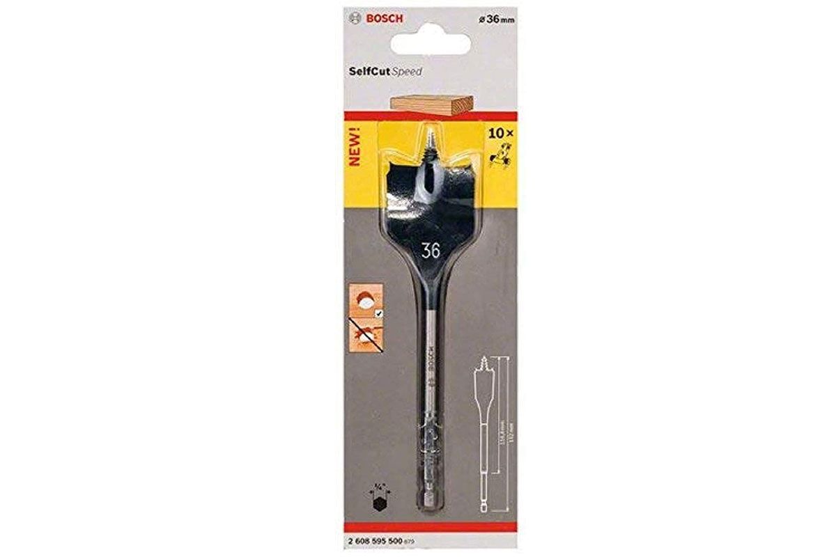 Mũi khoét gỗ đuôi cá 36x152mm Bosch 2608595500