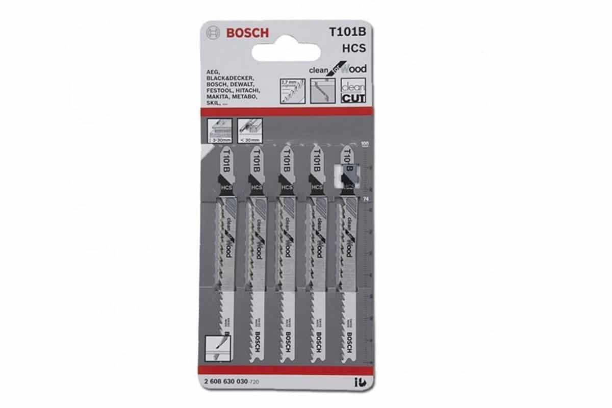 Bộ 5 lưỡi cưa lọng T 101 B Bosch 2608630030