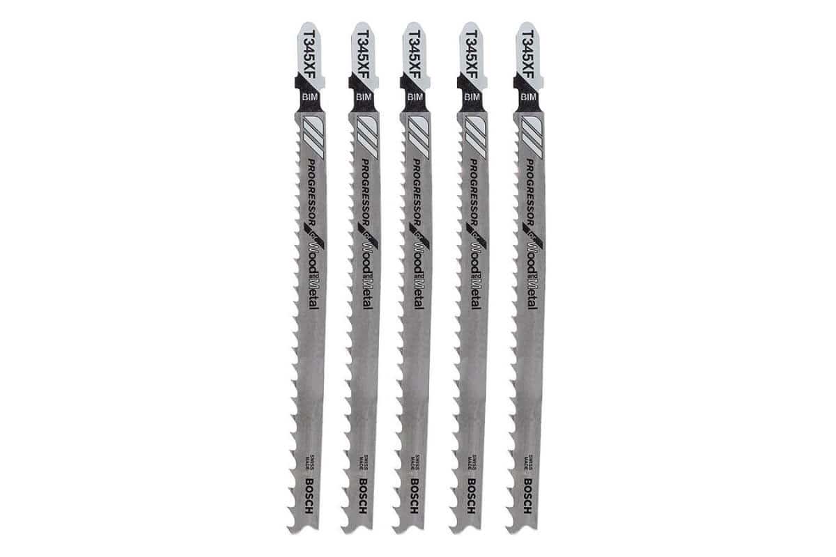 Bộ 5 lưỡi cưa lọng T 345 XF Bosch 2608634994