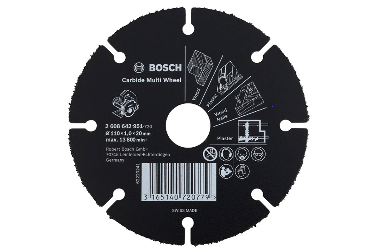 Lưỡi cưa đa năng 110x20/16x1.0mm Bosch 2608643066