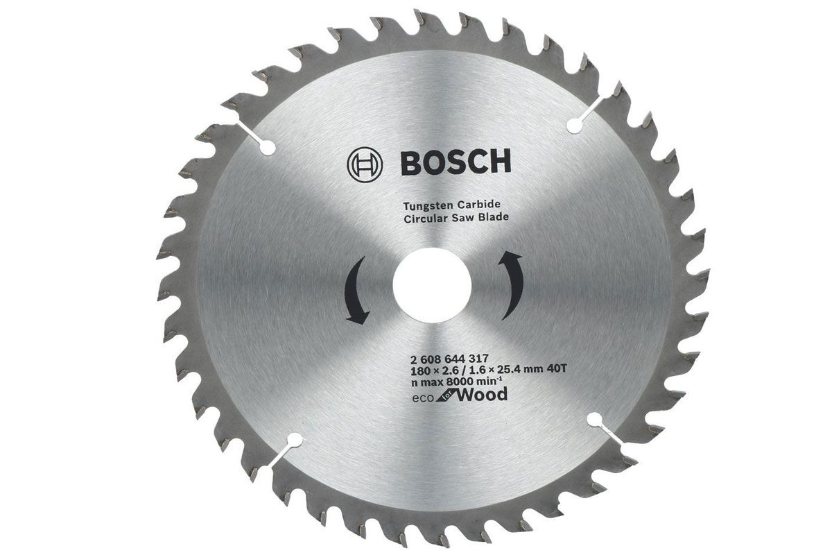 Lưỡi cưa gỗ 180x25.4mm T40 Bosch 2608644317