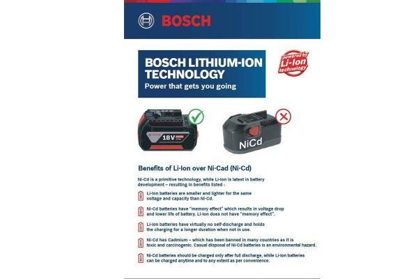 Máy vặn vít dùng pin 18V Bosch GDR 180-LI