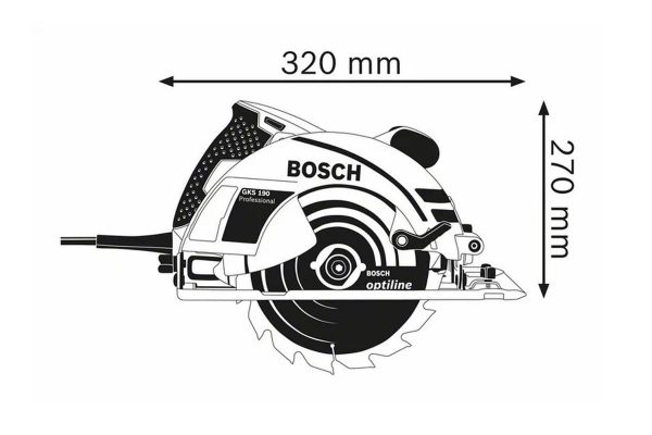 Máy cưa đĩa 184mm Bosch GKS 190