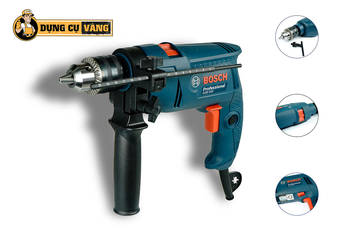 Máy khoan động lực 13mm Bosch GSB 550