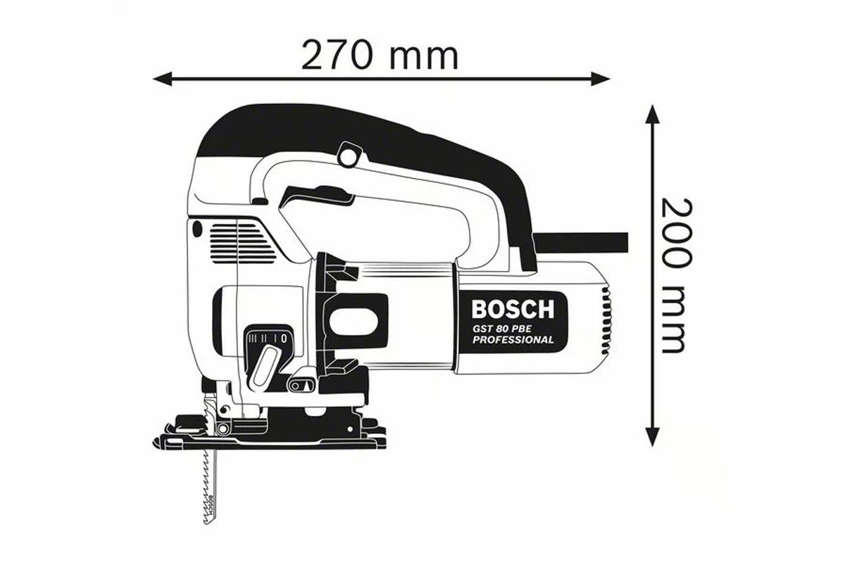 Máy cưa lọng 85mm Bosch GST 80 PBE