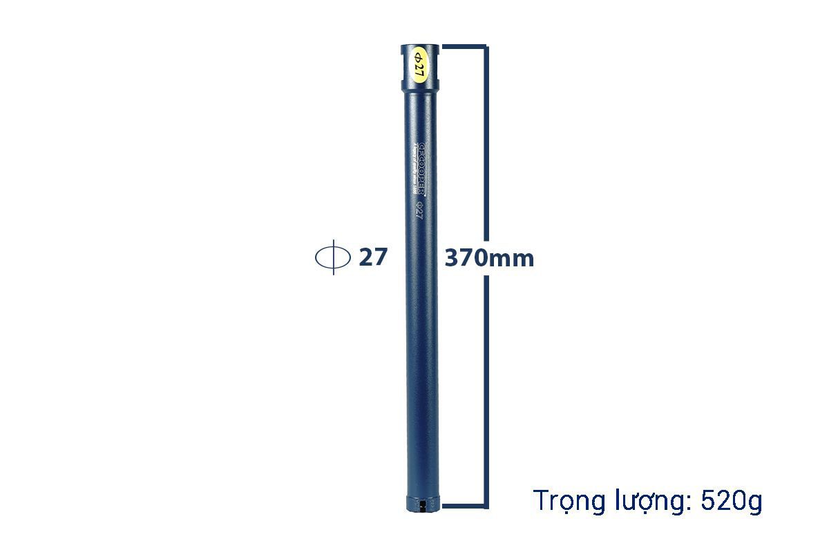 Mũi khoan rút lõi bê tông Ø27x370mm CFCooper DCB27370