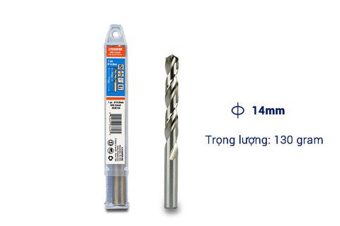 Mũi khoan Inox, thép cobalt 14mm CFCooper HCM140 - Hộp 1 mũi