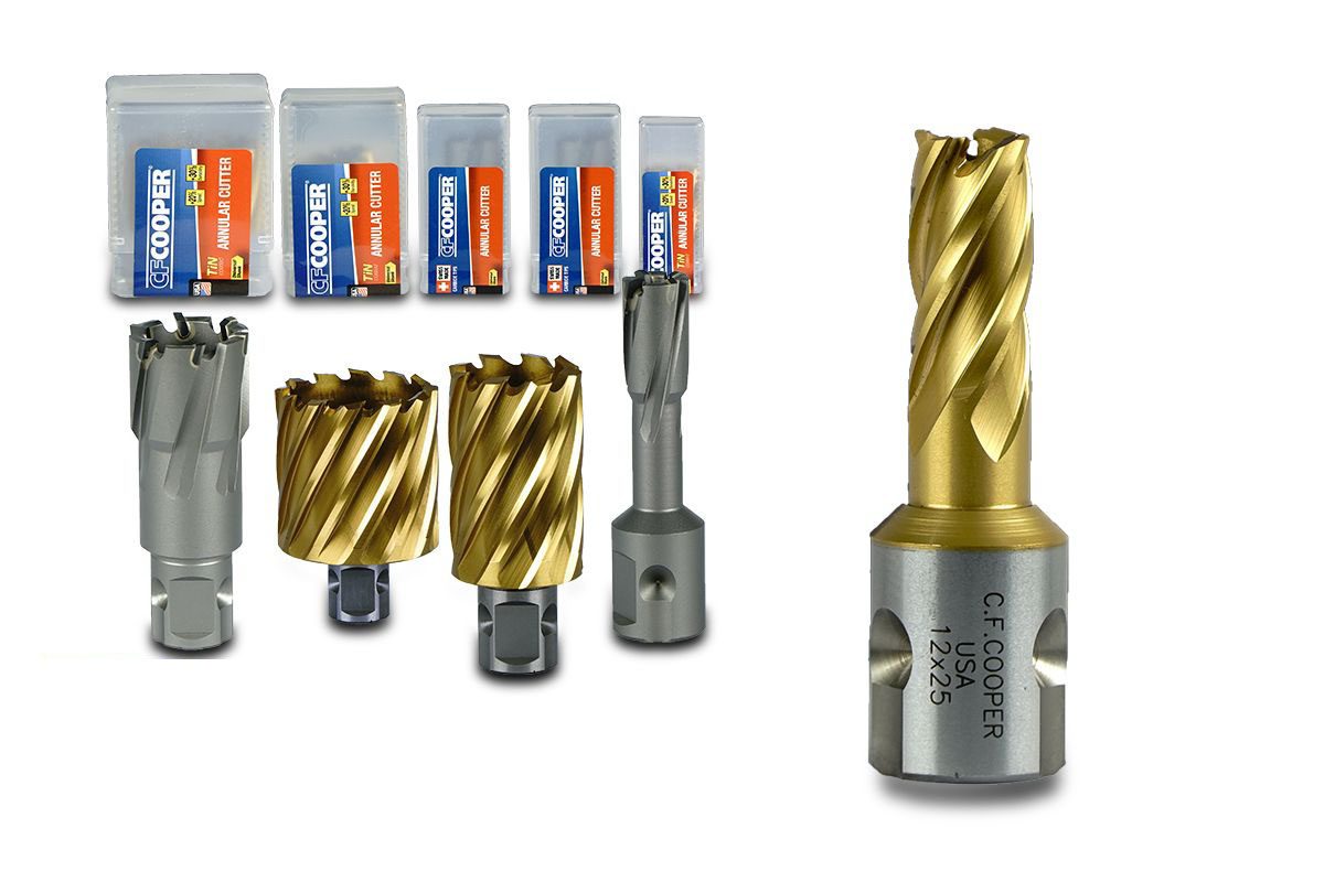 Mũi khoan từ thép gió HSS 12x25mm CFCooper MH25-12