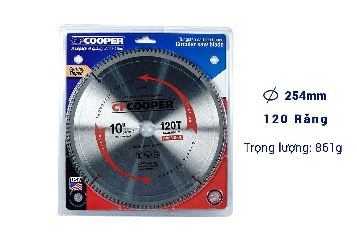 Lưỡi cắt nhôm 255mm x 120T CFCooper SA10120