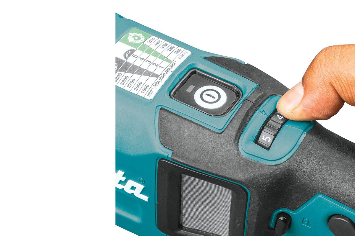 Thân máy đánh bóng quỹ đạo tròn (BL) pin 18V Makita DPO600Z