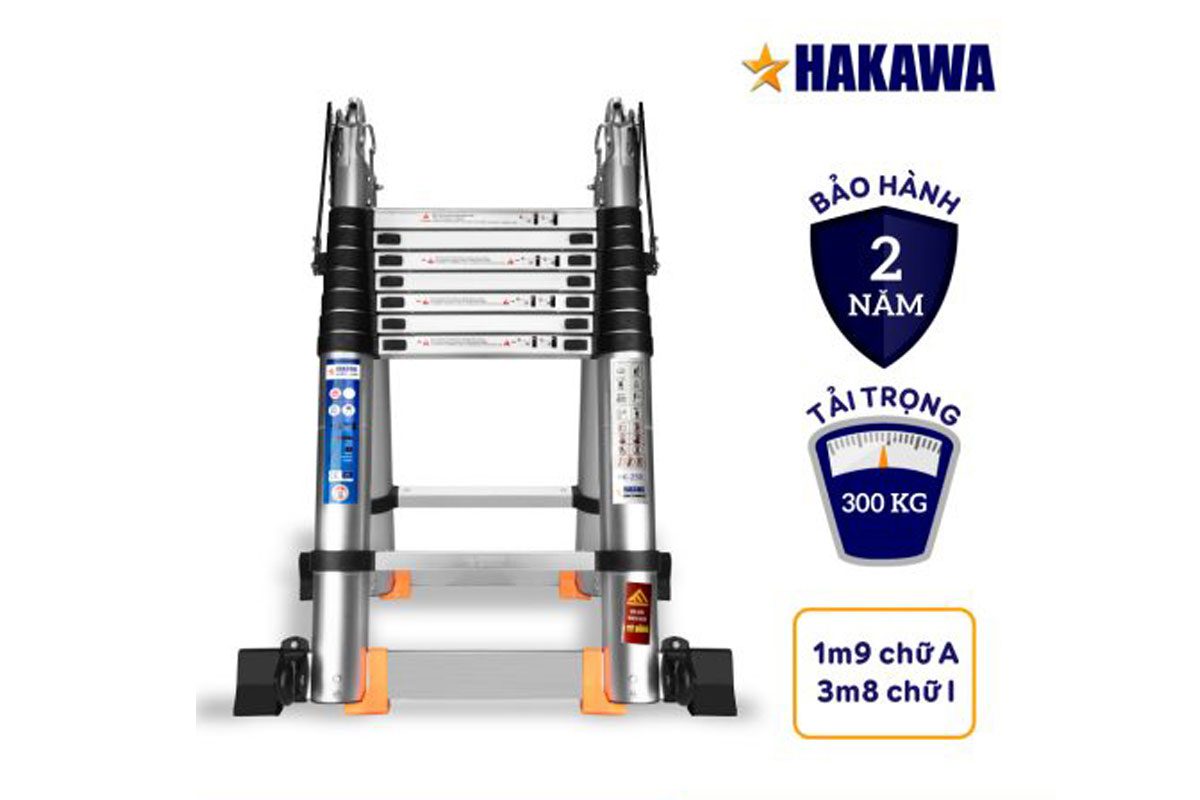 Thang nhôm rút đôi Hakawa HK-238