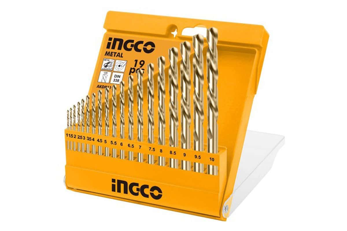 Bộ 19 Mũi Khoan Kim Loại Hss INGCO AKDB1195