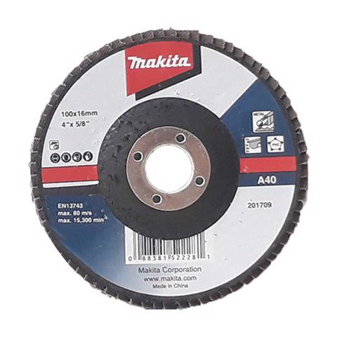 Đĩa nhám xếp A80 100x16mm Makita D-63410