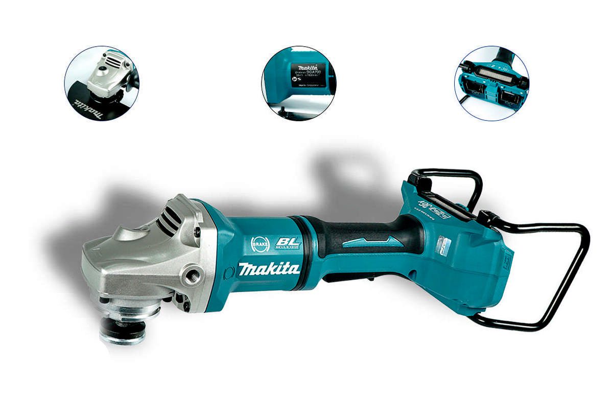 Thân máy mài góc pin 180mm Makita DGA701Z