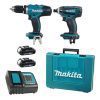 Bộ máy khoan vặn vít pin 18V Makita DLX2022