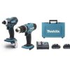 Bộ máy khoan vặn vít pin 18V Makita DLX2022