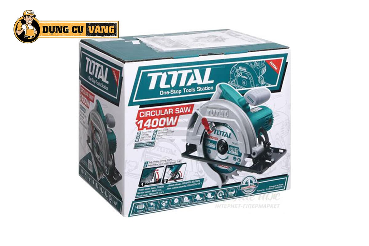 Máy cưa đĩa 1400w Total Ts1141856 là dụng cụ được tin dùng rộng rãi