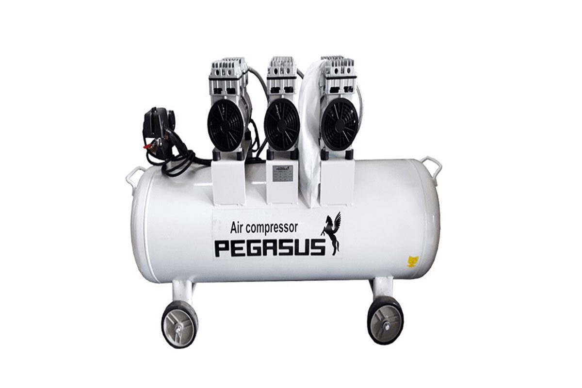 Máy nén khí không dầu giảm âm Pegasus TM-OF750X3-120L