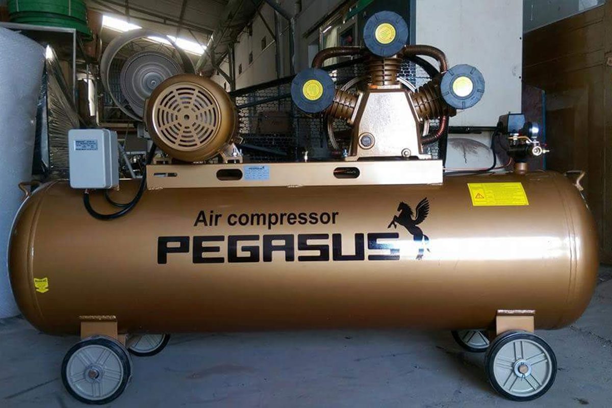 Máy nén khí dây đai Pegasus TM-W-0.9/8-330L