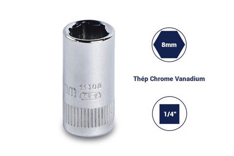 Đầu tuýp 6 cạnh 1/4in - 8mm Sata 11308