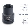 Đầu tuýp đen 6 cạnh 3/4in - 18mm Sata 34506