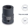 Đầu tuýp đen 6 cạnh 3/4in - 22mm Sata 34510