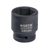 Đầu tuýp đen 6 cạnh 3/4in – 34mm Sata 34522