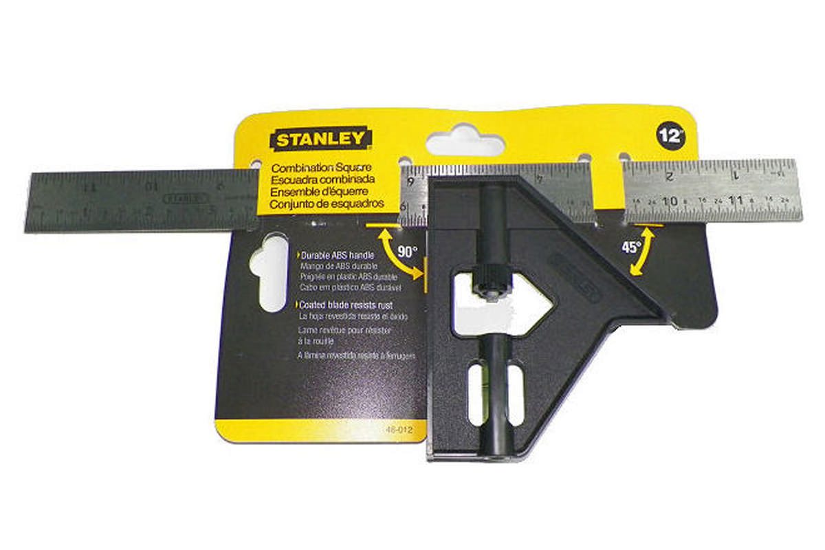 Thước eke thủy 12" cán nhựa Stanley 46-012