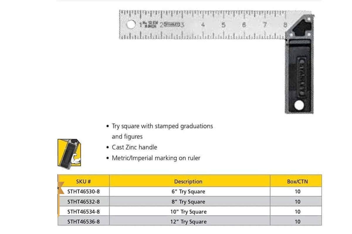 Thước eke 12" Stanley STHT46536-8