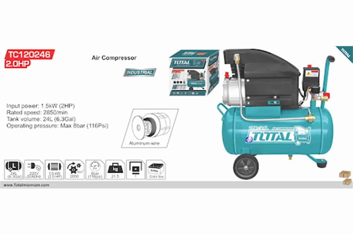 Máy nén khí dầu Total TC120246T (TC12024)