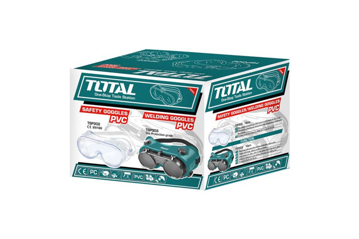 Kính hàn 2 lớp trắng đen Total TSP303