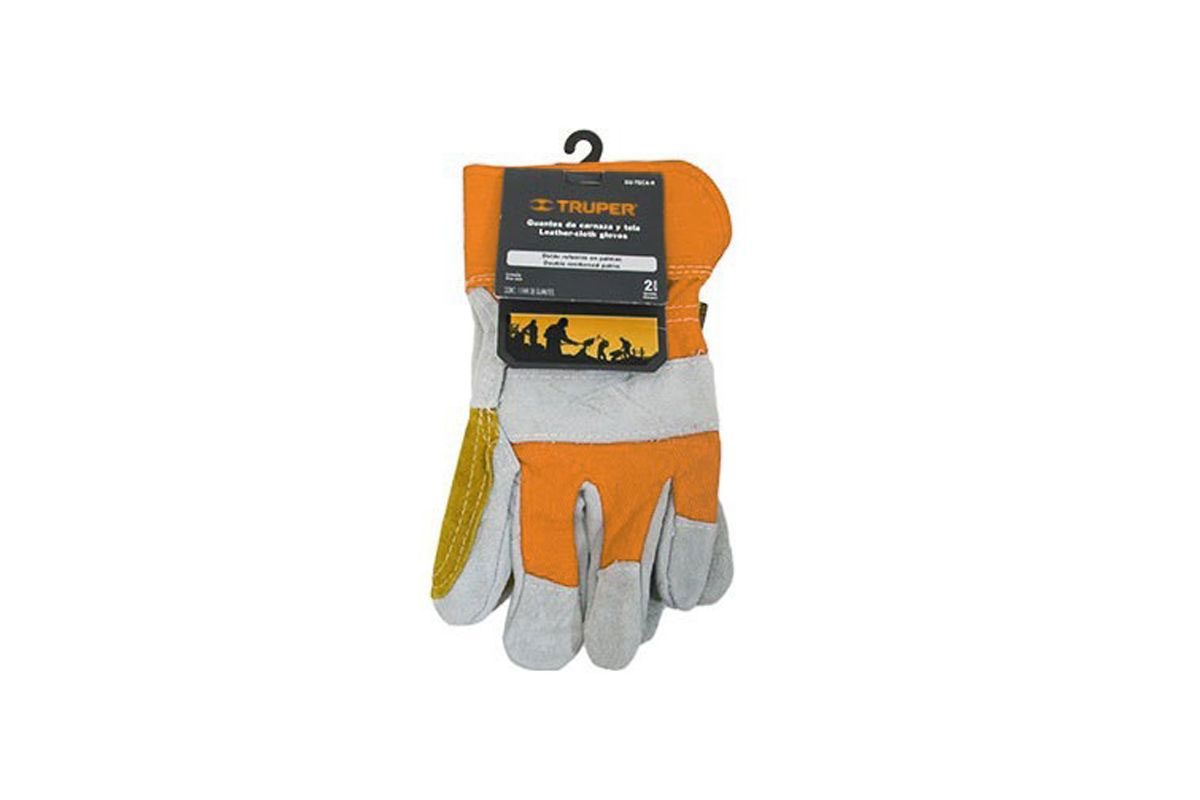 Găng tay da vải an toàn size L Truper GU-215